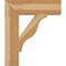 Ekena Millwork Funston Block Rough Sawn Bracket, Western Red Cedar, 6"W x 24"D x 28"H BKT06X24X28FST05RWR - alternate 2